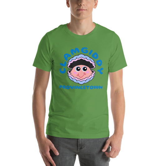 CLAMGIDDY PROVINCETOWN Unisex t-shirt